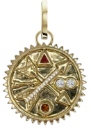 Charm - Arrows Talisman Medallion
