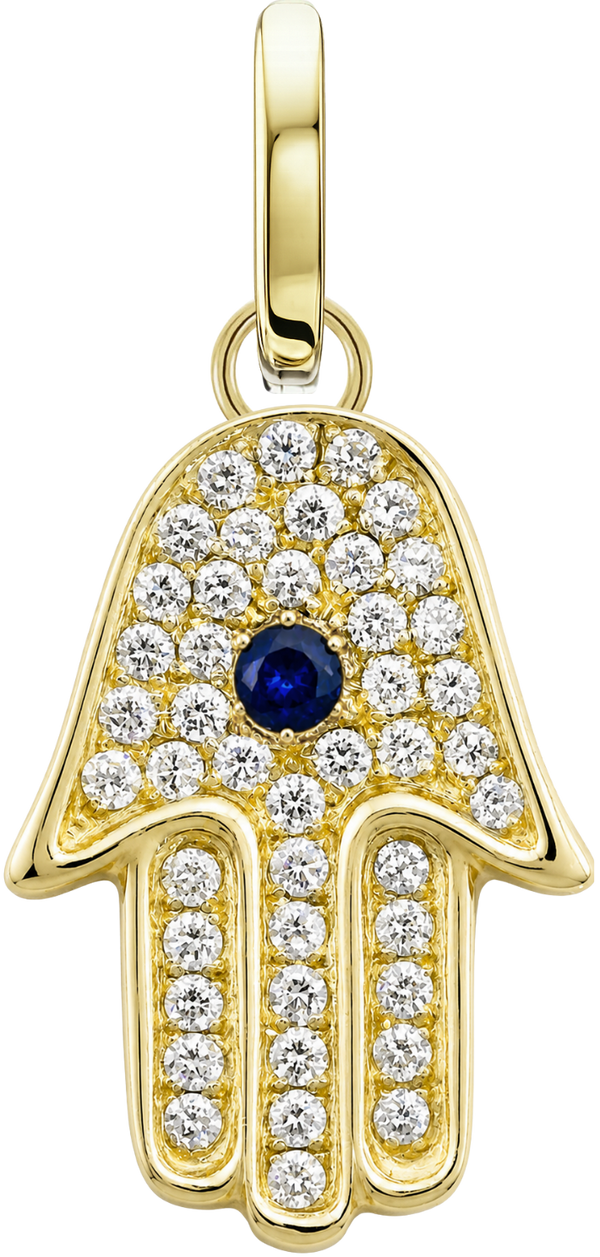 Guardian Eye Hamsa Charm