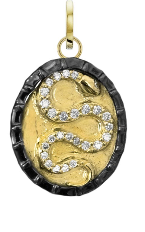 Serpent Cameo Charm