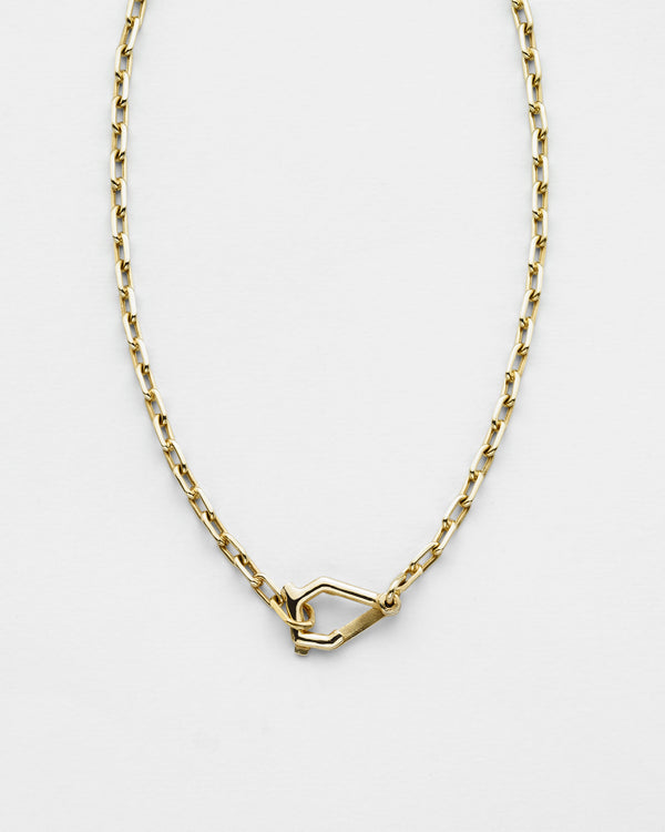 Elongated Cable Chain Necklace