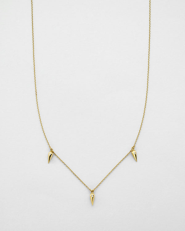 Chain Reaction Trio Pendulum Necklace