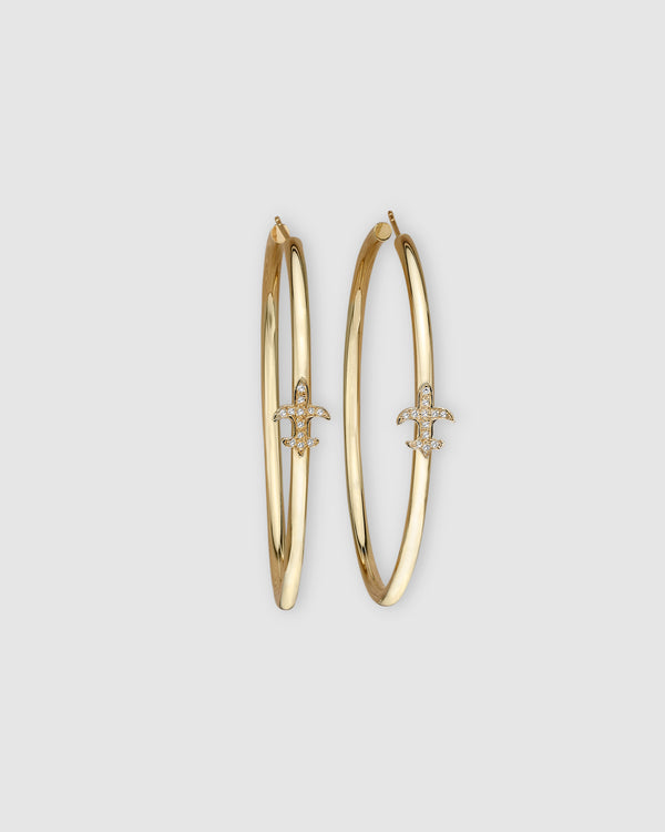 Hula Fleur De Lis Earrings