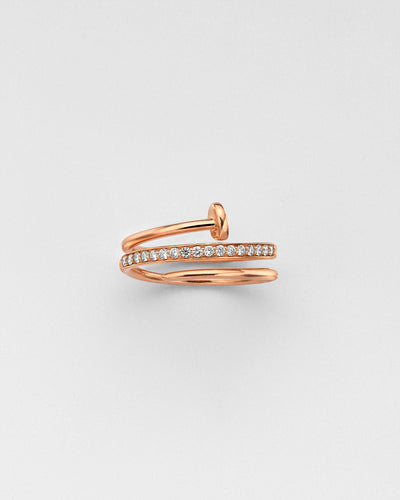 Hammer & Nail Diamond Ring
