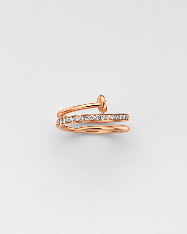 Hammer & Nail Diamond Ring