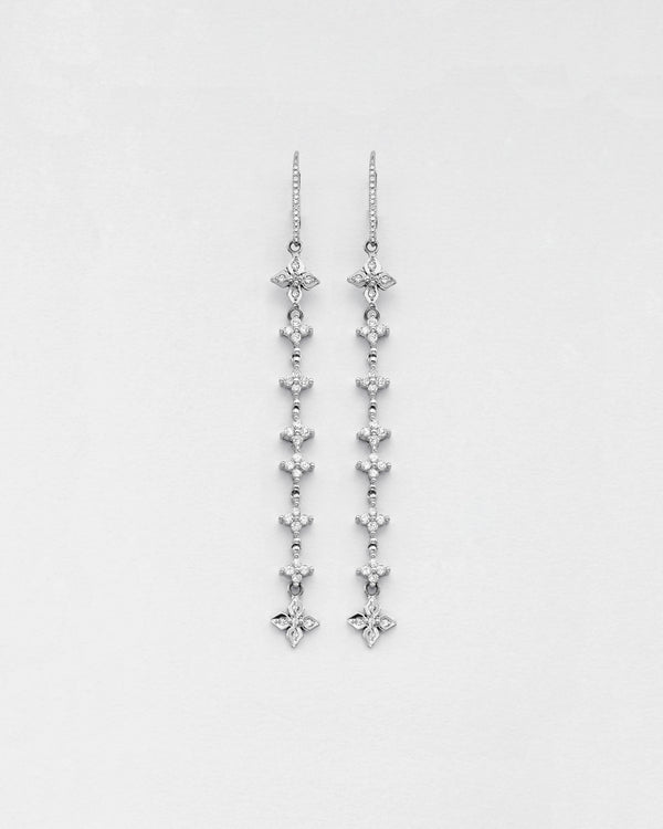 Long Twinkling Star Earrings