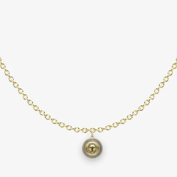 Circle chain, Petite: Majestic Lion Medallion