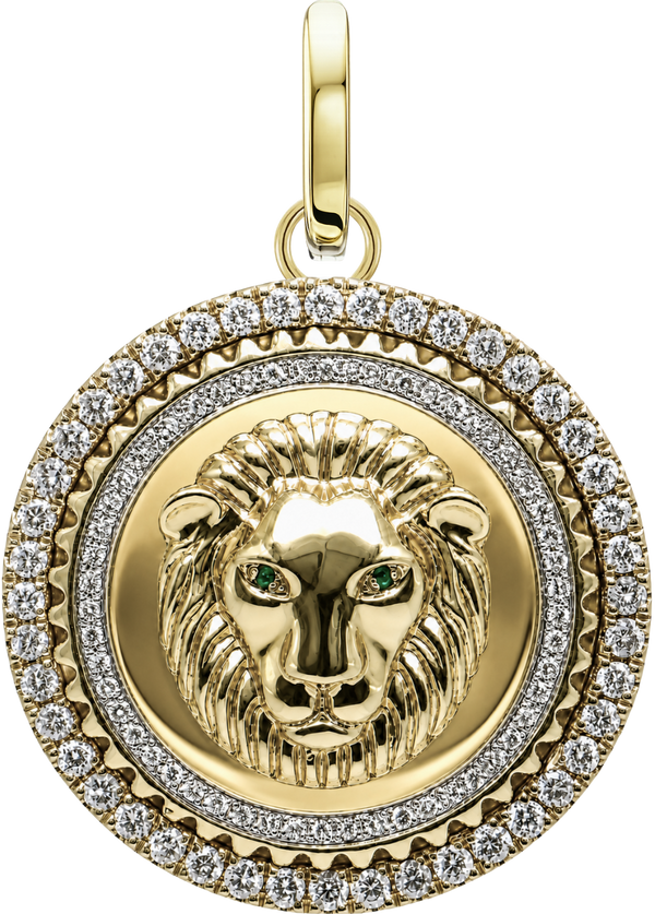 Majestic Lion Medallion