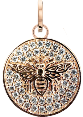 Charm - Bee Medallion