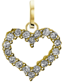 Charm - Open Heart Charm