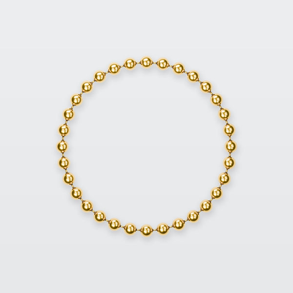 Ball Chain Bracelet in 14K yellow gold