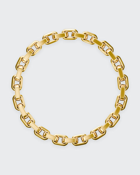 Box Chain Bracelet in 14K yellow gold