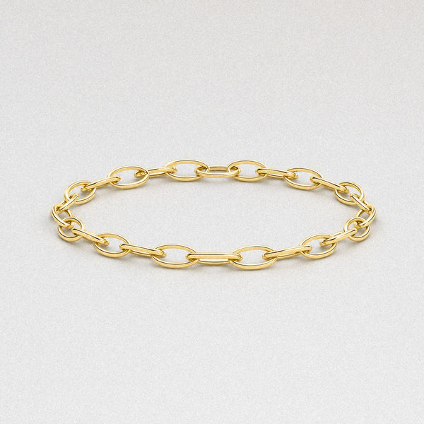 Oval Chain Bracelet - Ilene Joy
