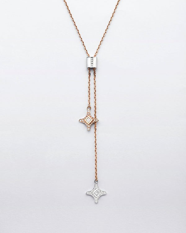 Clover Croix Reversible Bolo Lariat
