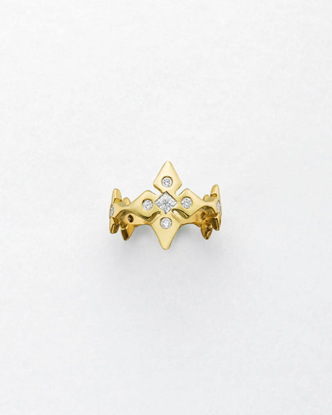 Jumbo Clover Eternity Ring