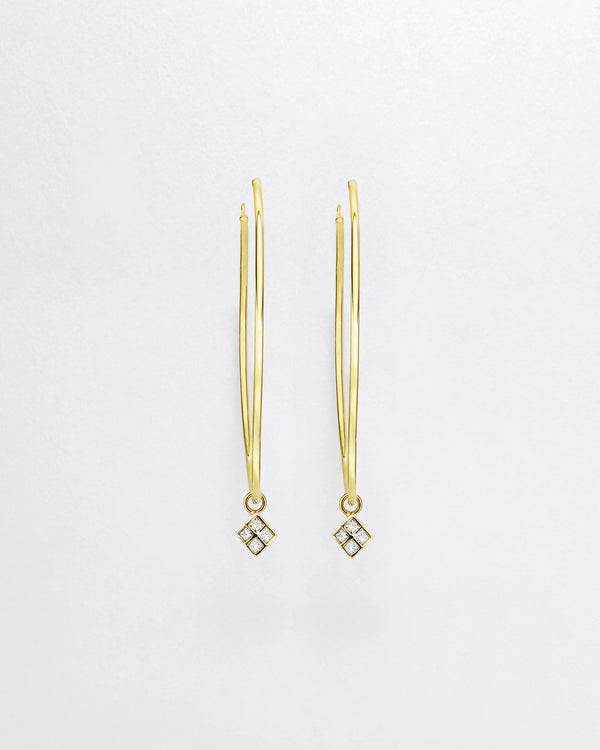 Hula Harlequin Charm Earrings
