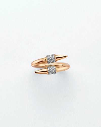 Duet Spike Ring