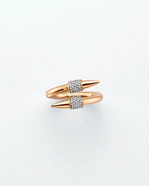 Duet Spike Ring