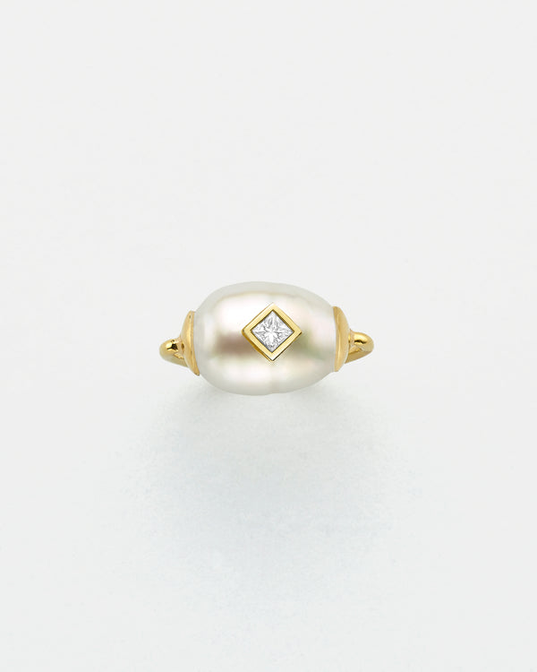 Baroque Princess Inlay Ring