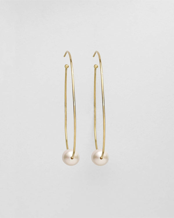 Hula South Sea Pearl Charm Earrings
