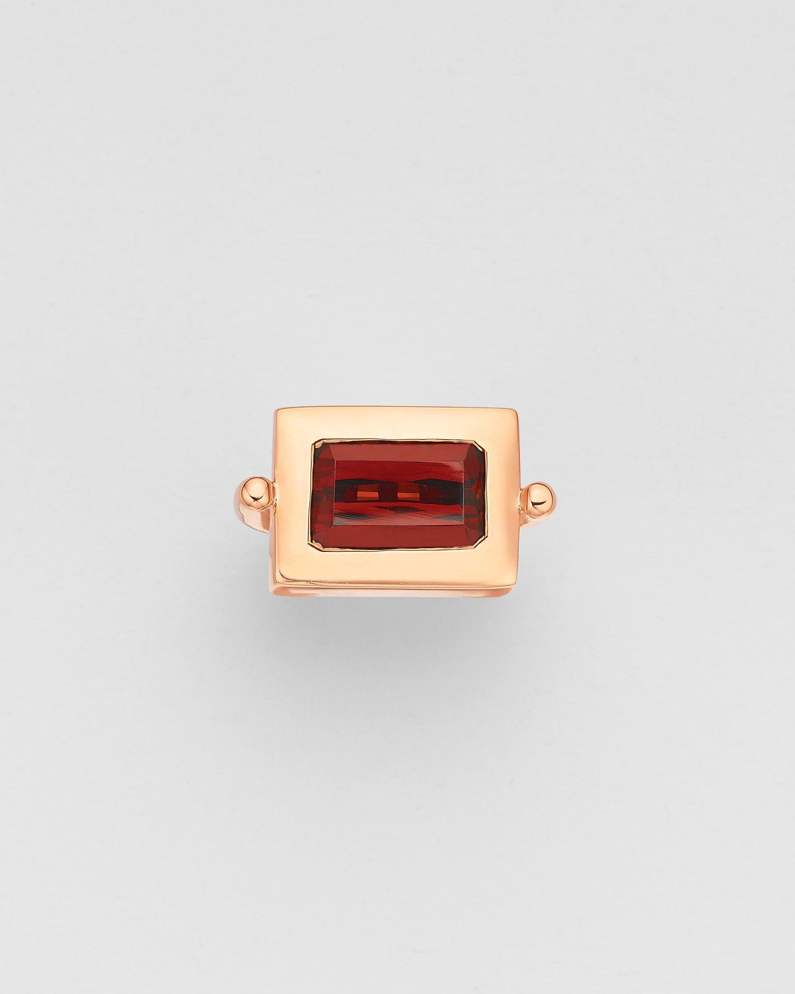 La Crème Red Rhodolite Cocktail Ring