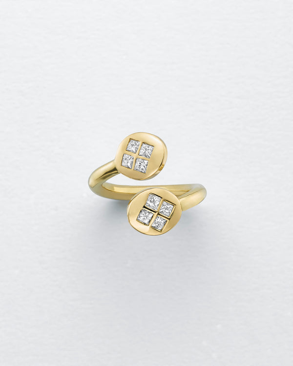 Duet Harlequin Ring