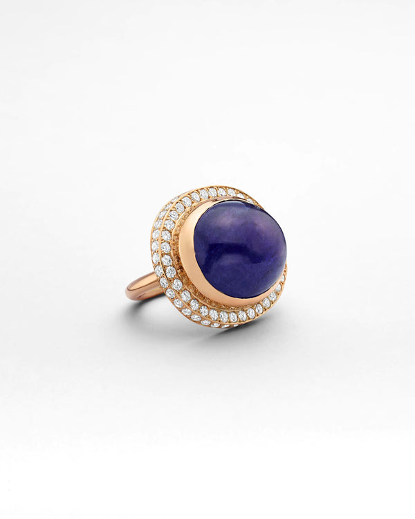 La Crème Tanzanite Cocktail Ring