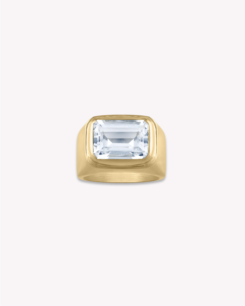 JAZZY SIGNET RING